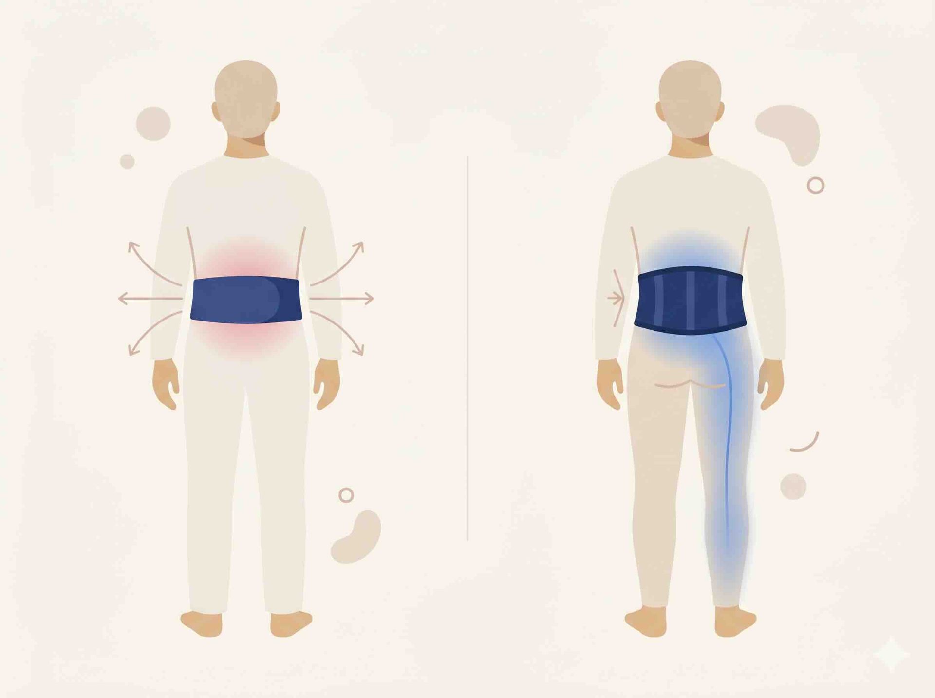 Comprendre l'action d'une ceinture lombaire : soutien et soulagement